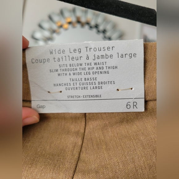 Size 6R Gap Wide Leg Pants - Picture 3 of 4